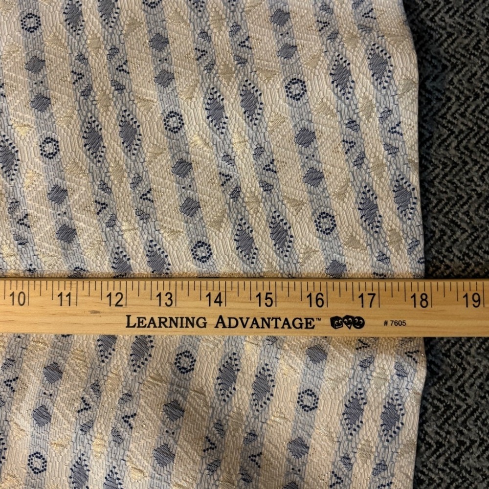 J.Crew Womens Skirt Blue White‎ Size 14 Preppy Mini Skirt A-line Geometric NWT - Picture 5 of 7